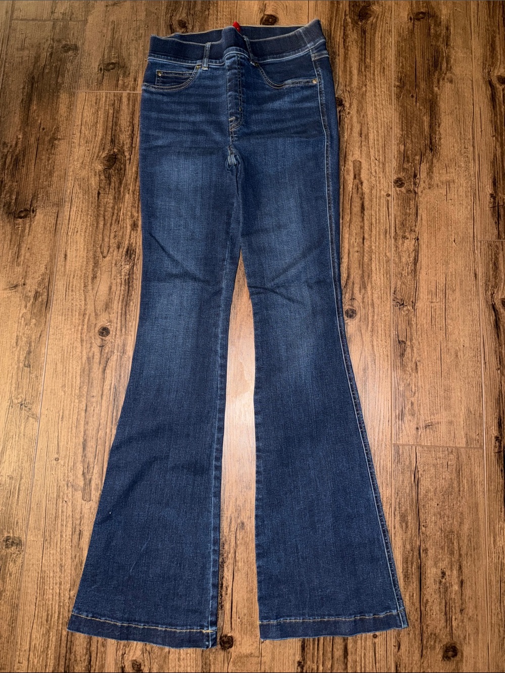 SPANX Dark Blue Flare Jeans